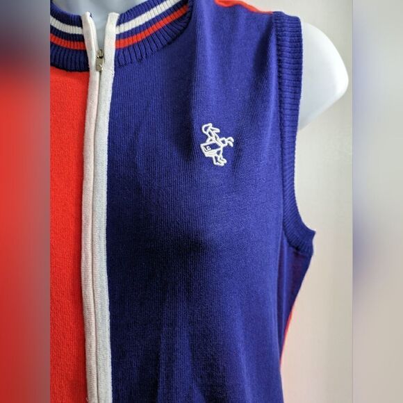 Louis castel color block zippered vest size 95 - Picture 8 of 8